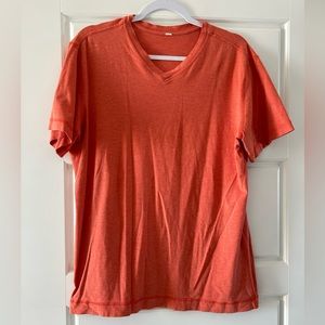 Luluemon Orange Vneck